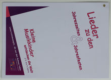 Lade das Bild in den Galerie-Viewer, Kleine Musikkinder: Liedsammlung